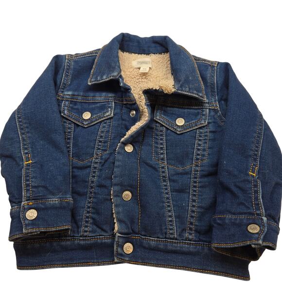 Gymboree Baby Demin Jacket 18 24 Months Size 18M 24M Coat Boy Girl Blue Jean - Picture 1 of 6